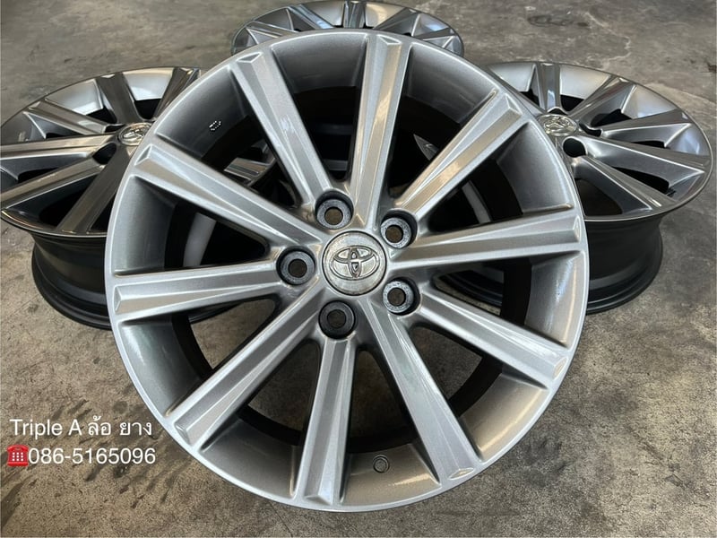 ล้อแม็ก 5รู114 Toyota Camry (ลาย 10 ก้าน) ขอบ 17 สีไฮเปอร์ สวยกริ๊บ