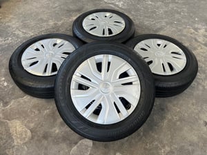 ล้อกระทะแถมยาง 4รู100 Mitsu ขอบ 14