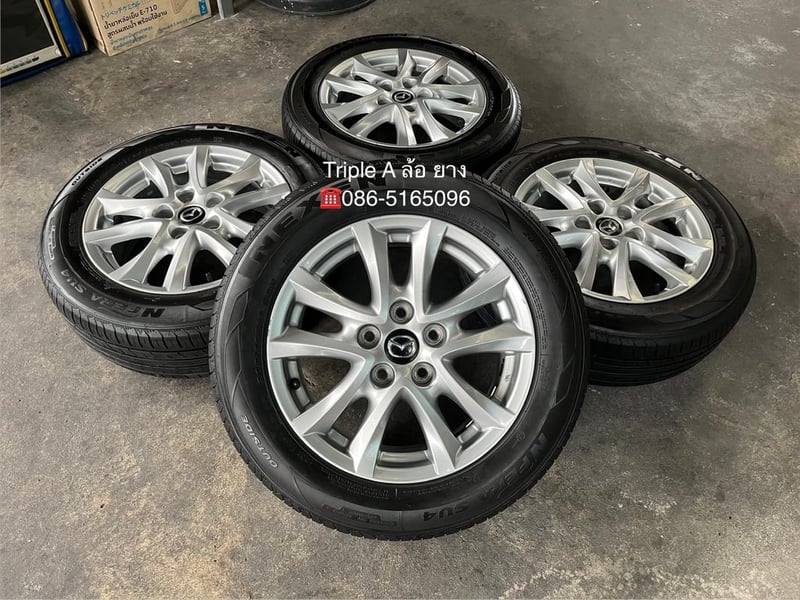 ล้อแม็กพร้อมยาง 5รู114 Mazda 3 Skyactiv ขอบ 16 