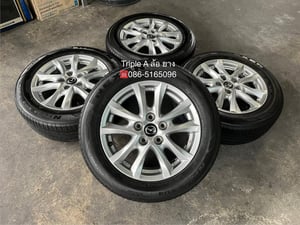 ล้อแม็กพร้อมยาง 5รู114 Mazda 3 Skyactiv ขอบ 16 ล้อแม็กพร้อมยาง 5รู114 Mazda 3 Skyactiv ขอบ 16