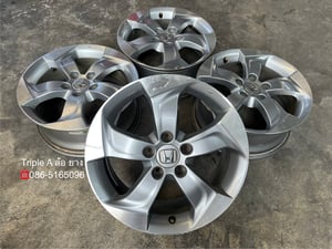 ล้อแม็ก 5รู114 Honda HRV ขอบ 17 สีบอร์นหน้าเงา