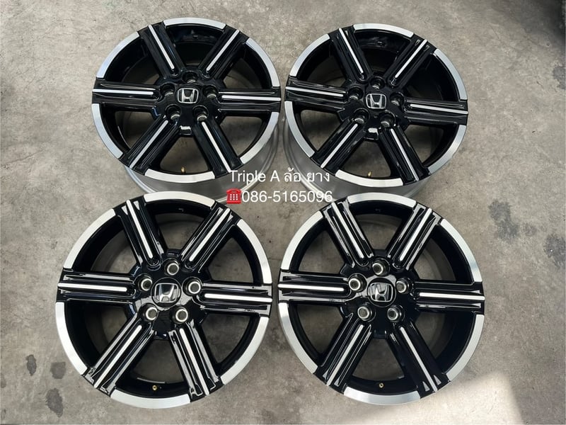 ล้อแม็กป้ายแดง Honda HRV รุ่นใหม่ล่าสุด ขอบ 17 ดำหน้าเงา สวยกริ๊บ