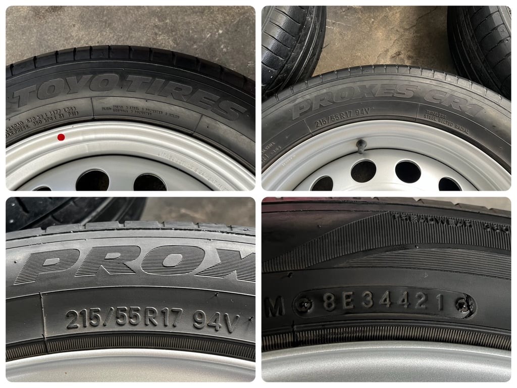 ล้อกระทะ 6รู139 Toyota ขอบ 17 สีบอร์น แถมยาง 215-55-17 ปี 21 ล้อกระทะ 6รู139 Toyota ขอบ 17 สีบอร์น แถมยาง 215-55-17 ปี 21