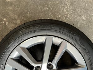 ล้อแม็ก Honda Civic FE ขอบ 16 เทาหน้าเงา พร้อมยาง 215-55-16 Dunlop ปลายปี 21