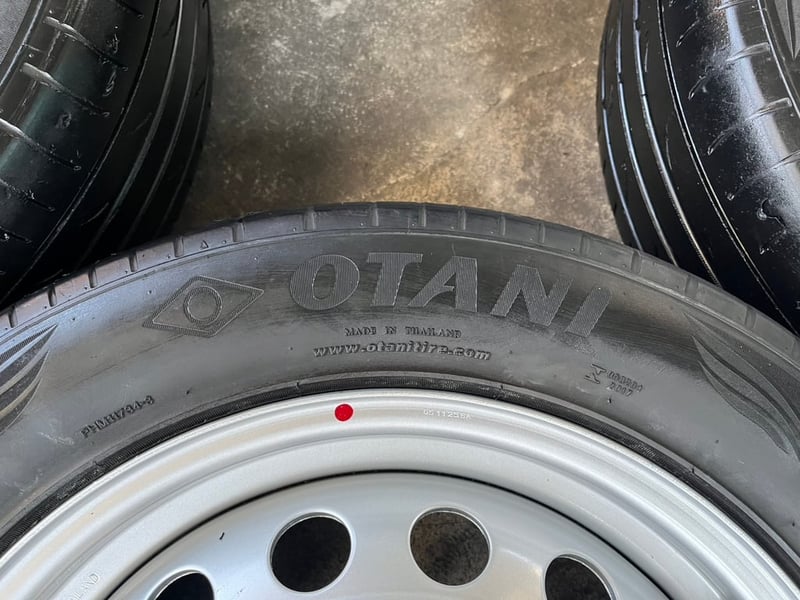 ล้อกระทะ 6รู139 Toyota ขอบ 17 แถมยาง 225-55-17 OTANI ปี 23