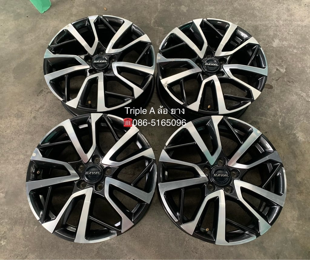 ล้อแม็ก 5รู114 HAVAL H6 PRO ขอบ 18 เทาหน้าเงา