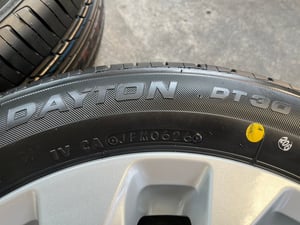 ล้อแม็กป้ายแดง Nissan Almera รุ่นใหม่ ขอบ 15 พร้อมยางใหม่ 185-60-15 DAYTON ปี 26