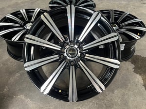 แม็กแต่ง 5รู100 5รู114 Valenza Vienna ขอบ 17 สีดำหน้าเงา สวยกริ๊บ