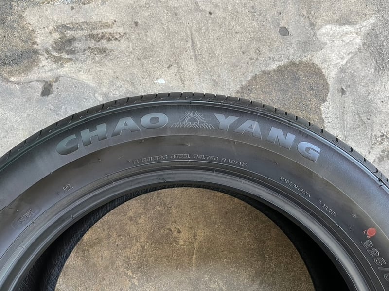 ยางป้ายแดง 225-60-18 CHAOYANG ปลายปี 24 สวยกริ๊บ ถอดจากรถป้ายแดง