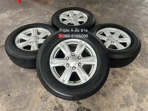 ล้อแม็ก ISUZU MU-X ขอบ 17 แถมยาง 265-65-17 Bridgestone ปี 21