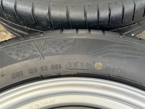 ล้อกระทะแถมยาง 6รู139 Toyota ขอบ 17 สีบอร์น