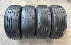 ล้อแม็กแถมยาง 4รู100 Lenso JAD แท้ ขอบ 17 สีดำ