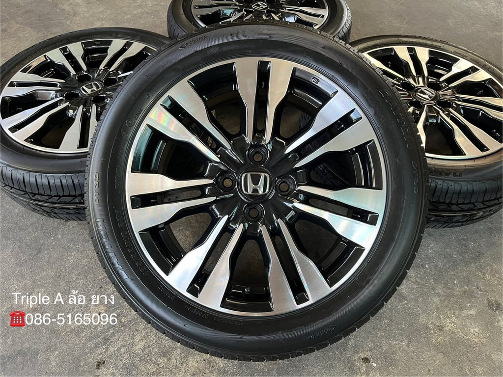 ล้อแม็ก Honda City ก้านคู่ ขอบ 16 พร้อมยางใหม่ 185-55-16 DAYTON By Bridgestone ปี 25
