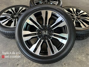 ล้อแม็ก Honda City ก้านคู่ ขอบ 16 พร้อมยางใหม่ 185-55-16 DAYTON By Bridgestone ปี 25