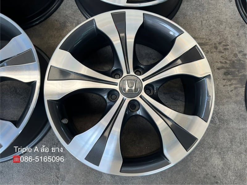 ล้อแม็ก Honda CRV G4 ขอบ 18 สีเทาหน้าเงา สวยกริ๊บ