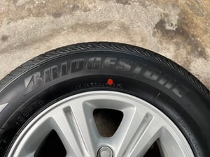 ล้อแม็ก ISUZU D-Max Blue Power ขอบ 15 พร้อมยางใหม่ 215-70-15 Bridgestone ปลายปี 25