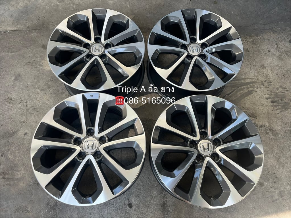 ล้อแม็ก Honda Accord G9 ขอบ 18 สีเทาหน้าเงา สวยกริ๊บ