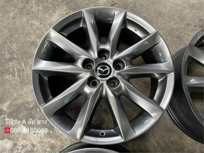ล้อแม็ก 5รู114 Mazda 3 ขอบ 18 สีไฮเปอร์ สวยกริ๊บ