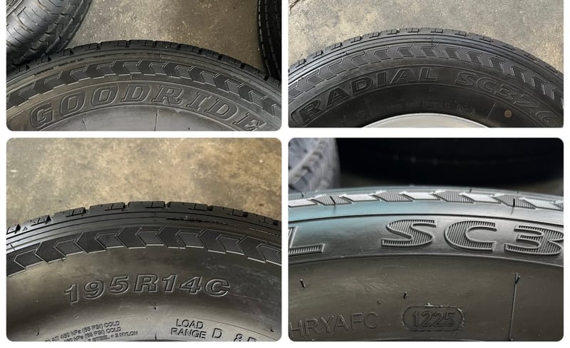 น้องๆยางใหม่ 195R14 Goodride สภาพสวยมาก น้องๆยางใหม่ 195R14 Goodride สภาพสวยมาก