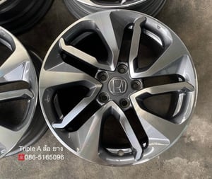 ล้อแม็ก 5รู114 Honda Accord G10 ขอบ 17 เทาหน้าเงา สวยกริ๊บ