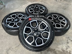 ล้อแม็ก Ford Everest Wildtrak รุ่นใหม่ล่าสุด ขอบ 20 ดำหน้าเงา พร้อมยาง 255-55-20 GoodYear ปี 23