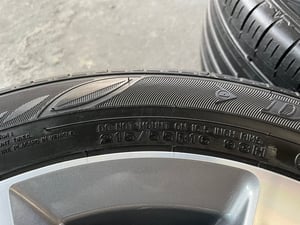 ล้อแม็ก Honda Civic FE ขอบ 16 เทาหน้าเงา พร้อมยาง 215-55-16 Dunlop ปลายปี 21