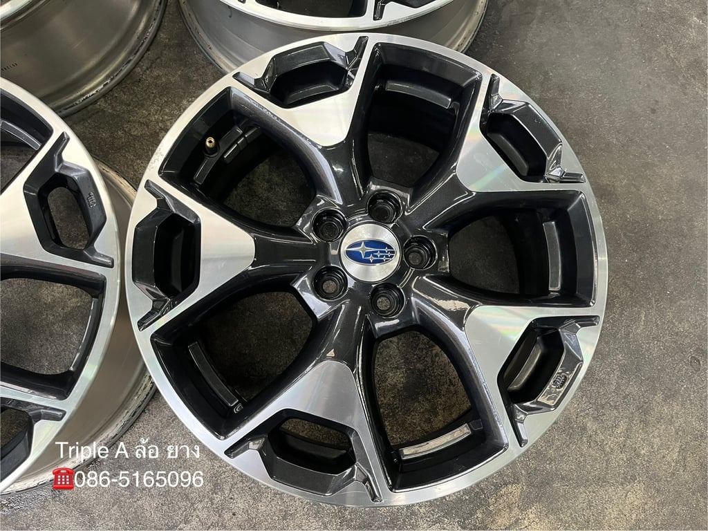 ล้อแม็ก 5รู100 Subaru XV ขอบ 17 ดำหน้าเงา ล้อแม็ก 5รู100 Subaru XV ขอบ 17 ดำหน้าเงา