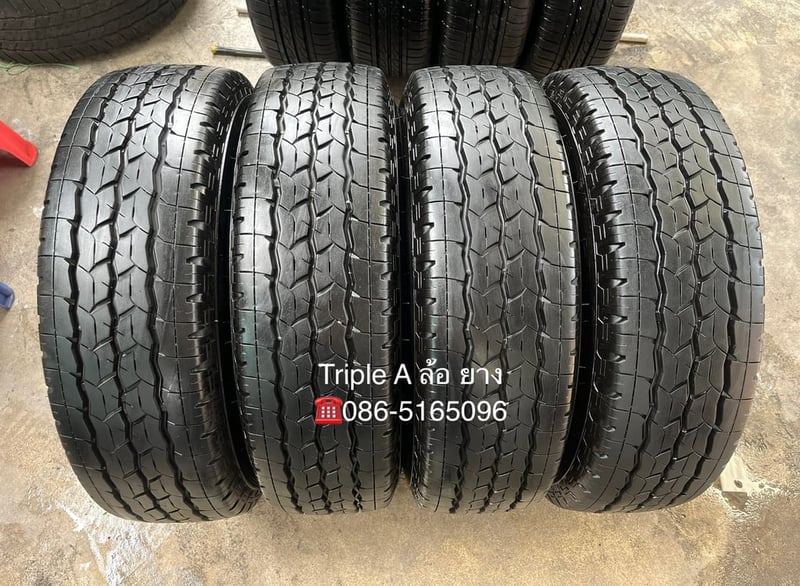 ยาง 195R14 Bridgestone ปี 24 เหมาะสำหรับ รถกระบะบรรทุกตัวเตี้ย