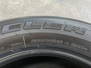 ยาง 265-60-18 Bridgestone ปลายปี 24 สภาพสวยกริ๊บ