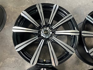 แม็กแต่ง 5รู100 5รู114 Valenza Vienna ขอบ 17 สีดำหน้าเงา สวยกริ๊บ