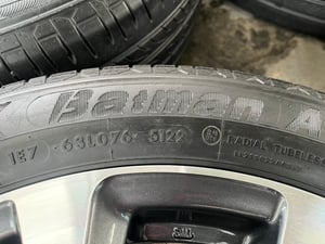ล้อแม็ก 5รู114 Toyota Corolla Cross ขอบ 18 พร้อมยาง 215-55-18 ATLAS ปลายปี 22