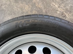 ล้อกระทะ 6รู139 Toyota ขอบ 17 แถมยาง 225-55-17 OTANI ปี 23