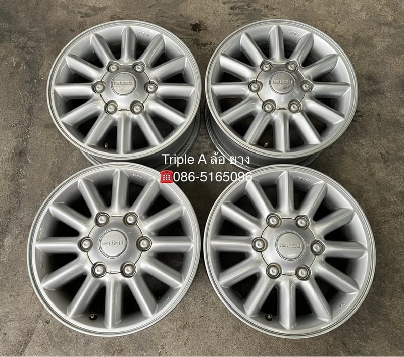 ล้อแม็ก 6รู139 ISUZU D-Max ขอบ 15 ล้อแม็ก 6รู139 ISUZU D-Max ขอบ 15