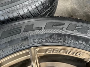 ล้อแม็ก 6รู139 COSMIS(งาน P&P Superwheel) ขอบ 18 แถมยาง 265-60-18 Bridgestone ปลายปี 20