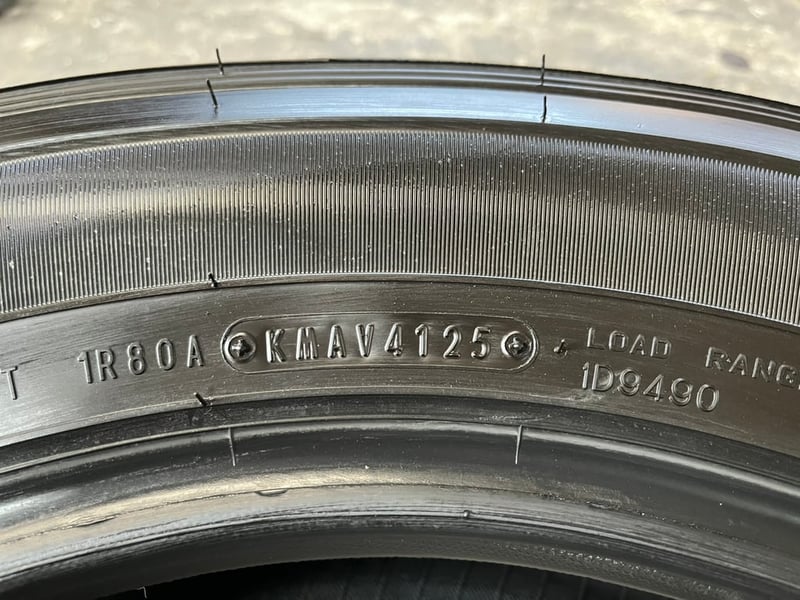 ยางป้ายแดง 225-70-17 Dunlop ปลายปี 25 สวยกริ๊บ ถอดจากรถป้ายแดง