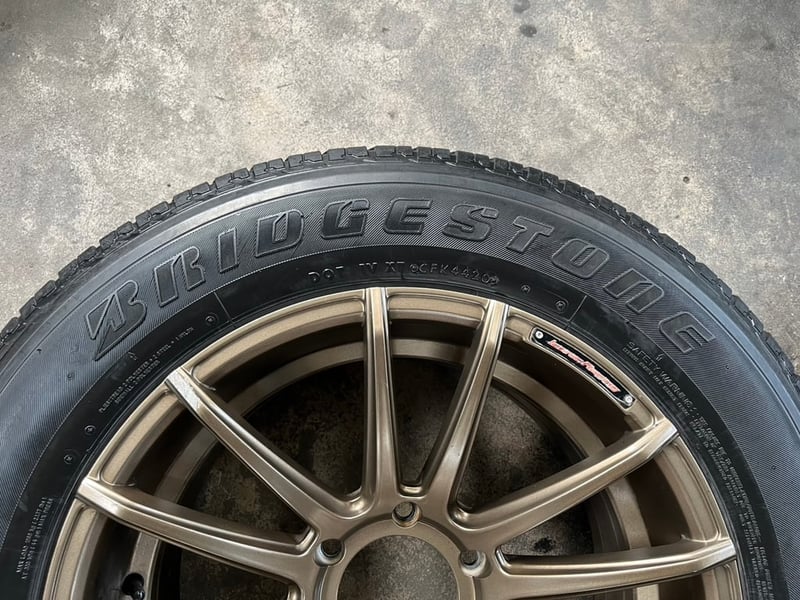ล้อแม็ก 6รู139 COSMIS(งาน P&P Superwheel) ขอบ 18 แถมยาง 265-60-18 Bridgestone ปลายปี 20