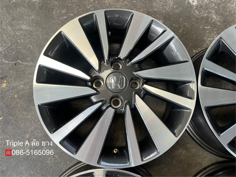 ล้อแม็กป้ายแดง Honda City SV รุ่นใหม่ ขอบ 15 เทาหน้าเงา สวยกริ๊บ