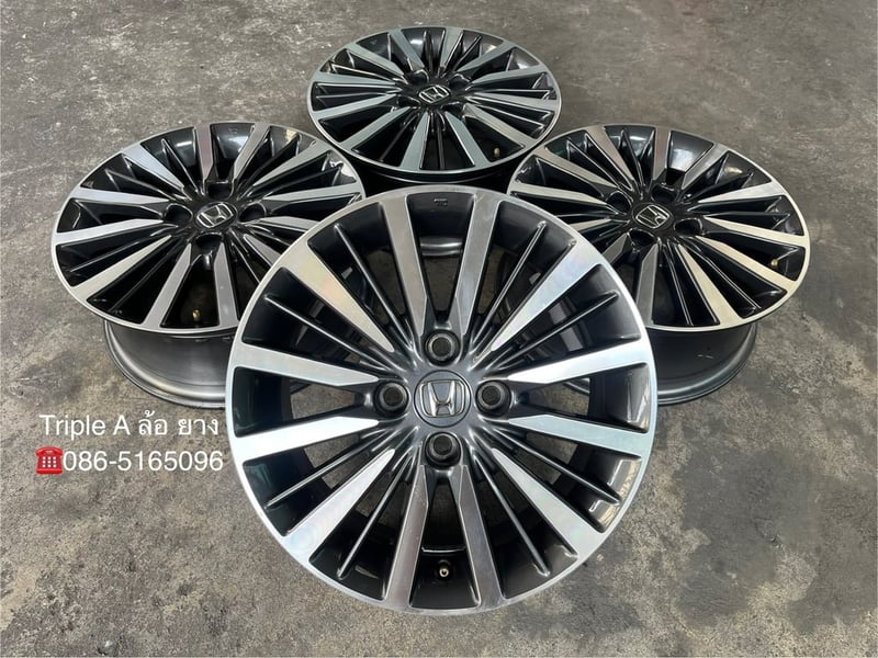 ล้อแม็ก Honda City ขอบ 15 เทาหน้าเงา สภาพสวย
