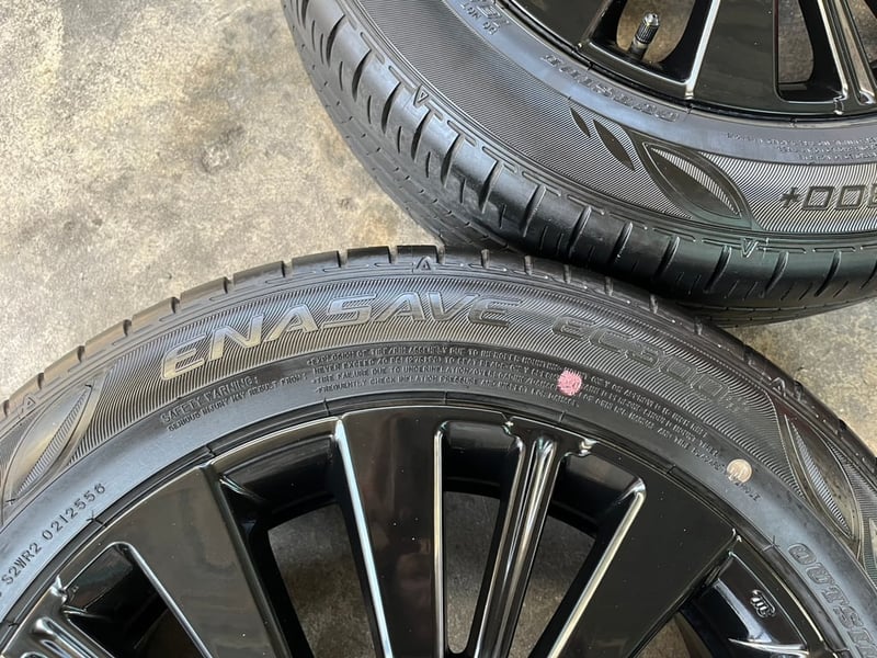 ล้อแม็ก Honda City Hatchback RS ขอบ 16 สีดำแท้ พร้อมยาง 185-60-16 Dunlop ปี 25