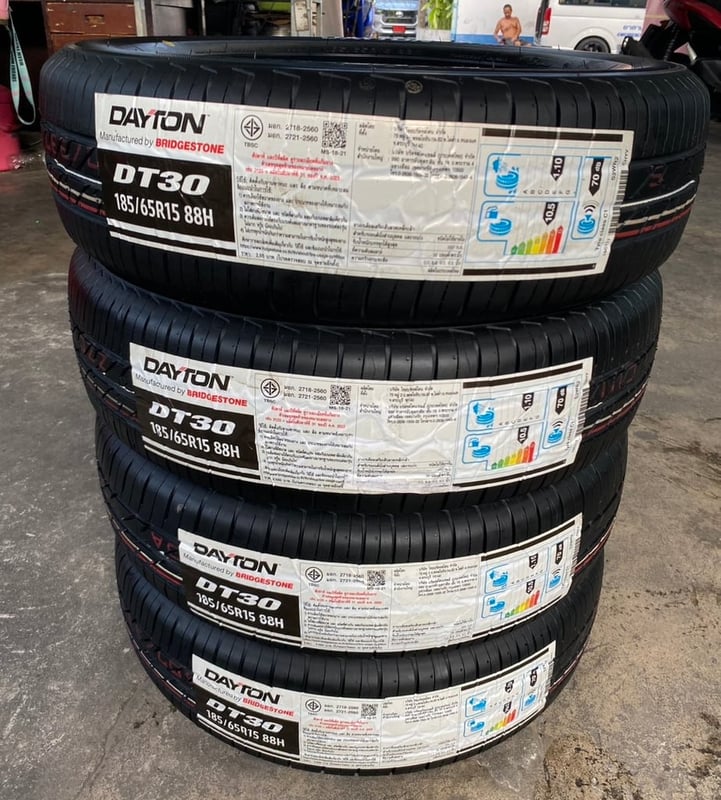 ยางใหม่ 185-65-15 DAYTON By Bridgestone ปี 26 ใหม่กริ๊บ