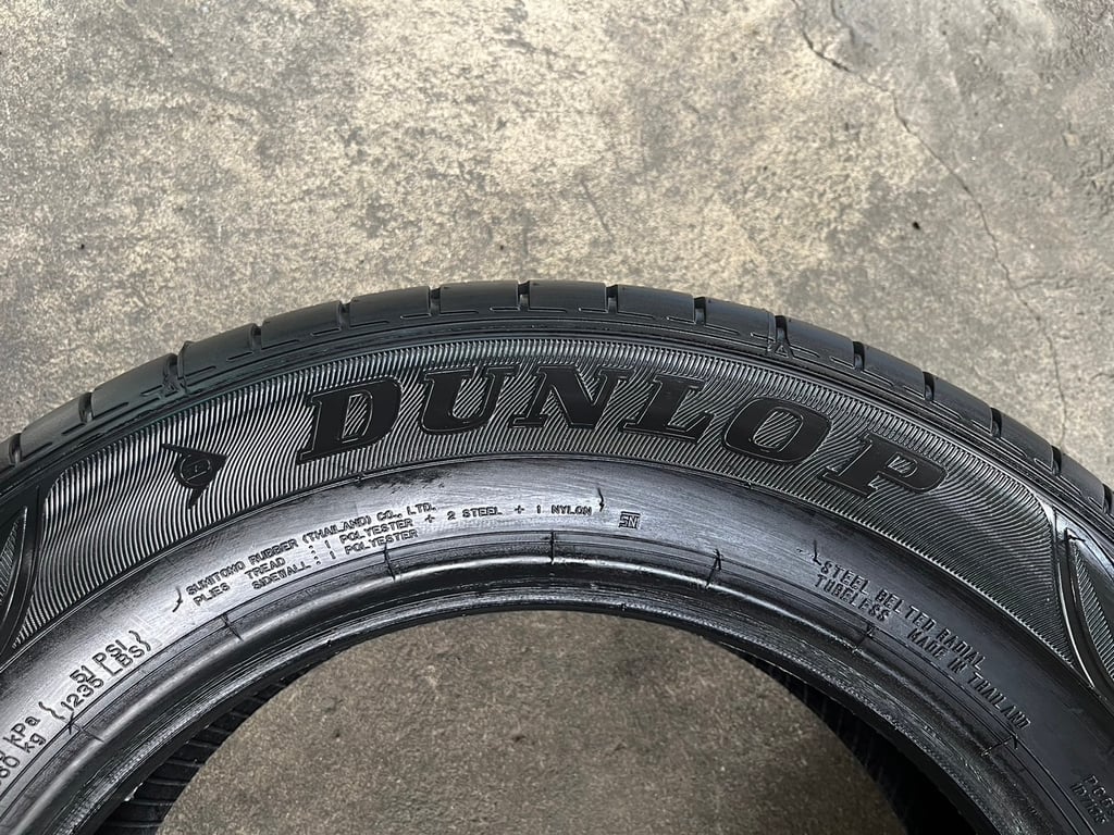 ยางใหม่ 185-65-15 Dunlop ปี 24 ยางใหม่กริ๊บๆ