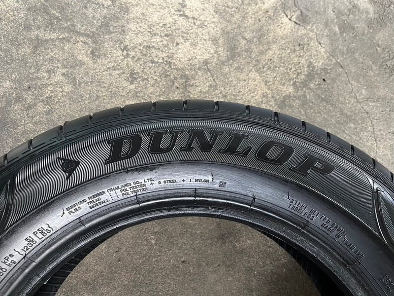 ยางใหม่ 185-65-15 Dunlop ปี 24 ยางใหม่กริ๊บๆ
