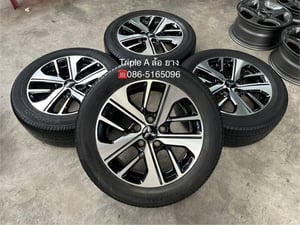 ล้อแม็ก Mitsu Xpander ขอบ 16 ดำหน้าเงา แถมยาง 205-55-16 Yokohama