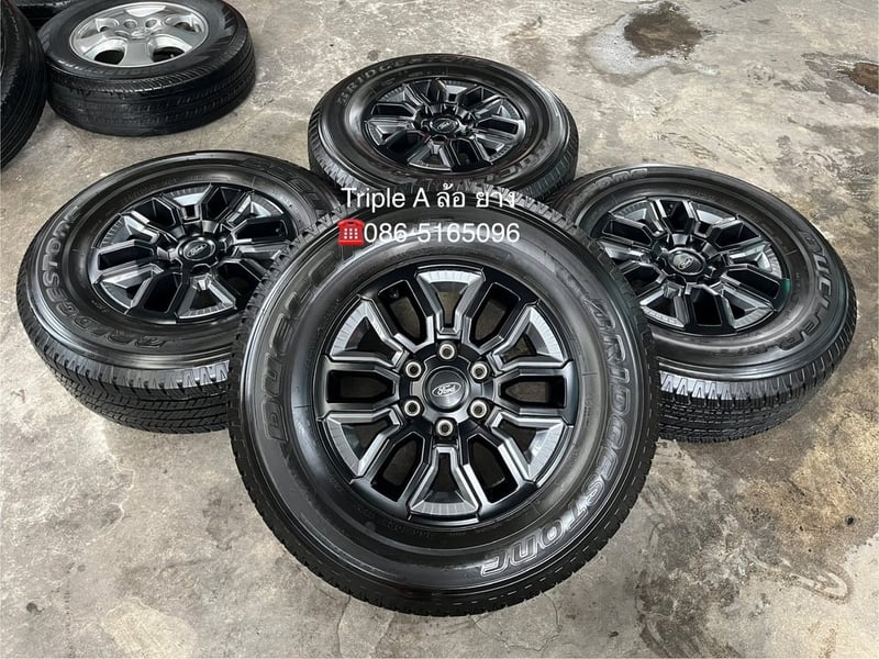 ล้อแม็ก Ford Ranger XLS รุ่นใหม่ล่าสุด ขอบ 17 พร้อมยาง 255-70-17 Bridgestone ปลายปี 24