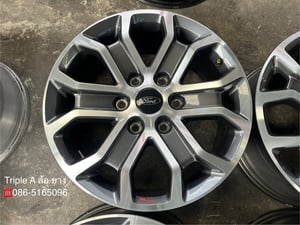 ล้อแม็กป้ายแดง Ford Everest รุ่นใหม่ ขอบ 18 เทาหน้าเงา สวยกริ๊บ