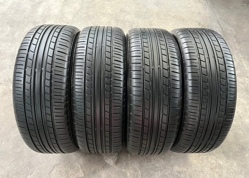 ล้อแม็ก 6รู139 Toyota ขอบ 17 พร้อมยาง 215-55-17 Alliance(Made in JAPAN) ปลายปี 23
