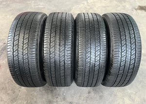 ล้อแม็ก 6รู139 Mitsu Triton Plus ขอบ 17 สีดำ พร้อมยาง 255-65-17 Bridgestone ปี 21