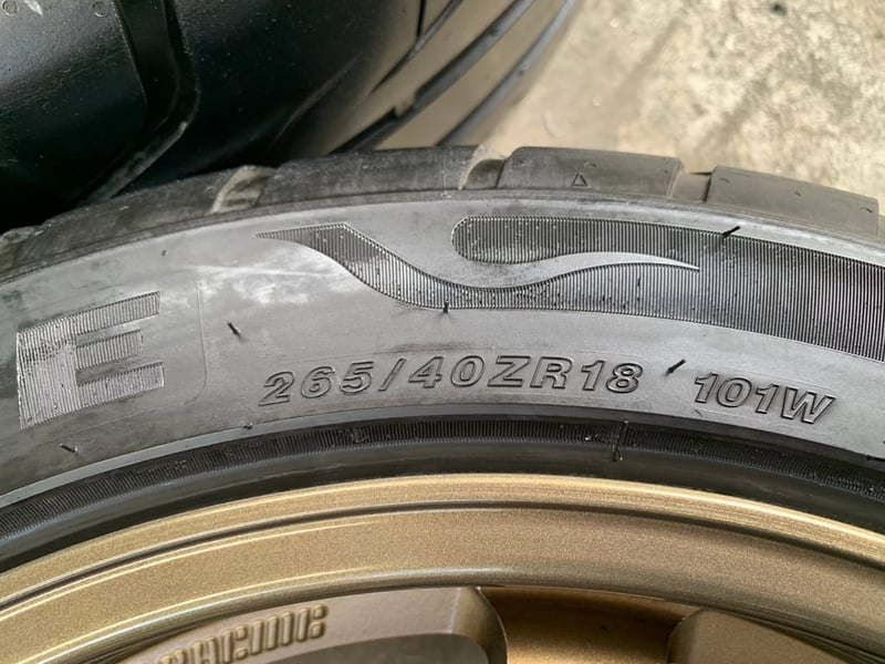 ล้อแม็กแต่ง 6รู139 TE37 ขอบ 18 แถมยาง Goodride ปี 22