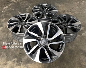 ล้อแม็ก 5รู114 Honda Accord G10 ขอบ 17 เทาหน้าเงา สวยกริ๊บ