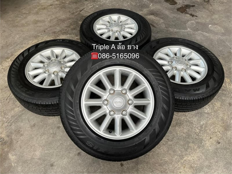ล้อแม็ก ISUZU D-Max ขอบ 15 พร้อมยาง 215-70-15 Maxxis MA-579 สัปดาห์ที่ 29 ปี 23